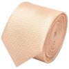 Light Peach Diamond Skinny Men's Tie