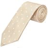 Champagne Large White Spot Classic Men's Tie