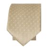 Champagne and White Polka Dot Skinny Boys's Tie