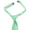 Pre Tied Seafoam Green Boys Tie and Pocket Square Set Age 4-7
