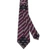 Purple Stripe Classic Men's Silk Tie