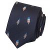 Navy Ice Lolly Silk Skinny Men's Tie