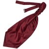 Burgundy Satin Men's Cravat Tie