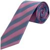 Pink and Light Blue Striped Classic Men's Tie