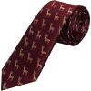 Burgundy Deer Silk Classic Men's Tie