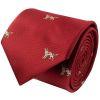 Red Wine Dog Head Classic Men's Tie