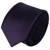 Plum Silk Twill Skinny Mens Tie