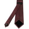 Burgundy Textured Classic Tie and Pocket Square Set