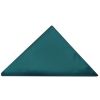 Plain Dark Teal Satin Skinny Men's Tie and Pocket Square Set