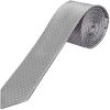 Silver and White Polka Dot Skinny Boys Tie