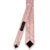 Rose Gold Large White Spot Skinny Men's Tie and Pocket Square Set