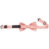 Pre Tied Pink Textured Silk Boys Bow Tie Age 4-7
