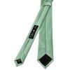 Plain Seagrass Boys Satin Skinny Tie and Pocket Square Set