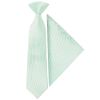 Pre Tied Mint and White Polka Dot Boys Tie and Pocket Square Set Age 4-7