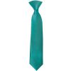 Pre Tied Teal Satin Boys Tie Age 4-7