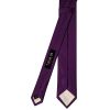 Purple Silk Twill Skinny Mens Tie