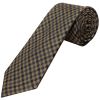 Mens Blue Gingham Classic Tie