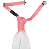 Plain Light Coral Pink Satin Men's Cravat Tie