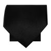 Plain Black Satin Classic Men's Tie