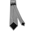 Silver and White Polka Dot Classic Men's Tie