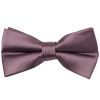 Pre Tied Plain Mauve Boys Bow Tie Age 8-11