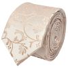 Nude Floral Skinny Boys Tie
