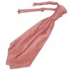 Plain Rose Gold Satin Men's Cravat Tie