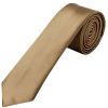 Iced Coffee Satin Skinny Men's Tie