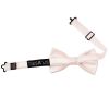 Pre Tied Blush Polka Dot Boys Bow Tie Age 4-7