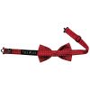 Pre Tied Red and White Polka Dot Boys Bow Tie Age 4-7
