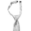 Pre Tied Silver Paisley Boys Tie Age 4-7