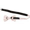 Blush Polka Dot Mens Bow Tie