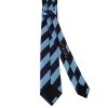 Navy and Light Blue Striped Skinny Men's Tie