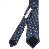 Pineapple Silk Skinny Men's Tie and Pocket Square Set