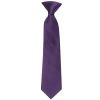 Pre Tied Purple Satin Boys Tie Age 4-7