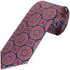 Red Brocade Silk Classic Men's Tie