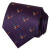 Purple Pheasant Silk Classic Men's Tie