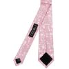 Pink Floral Skinny Boys Tie