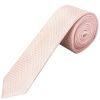 Blush Textured Skinny Tie and Pocket Square Set