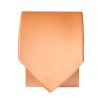 Plain Peach Satin Boys Tie