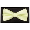 Plain Willow Green Handmade Mens Bow Tie