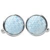 Sky Blue Textured Cufflinks