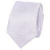 Plain Lilac Textured Silk Skinny Boys Tie
