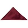 Pre Tied Burgundy Satin Boys Bow Tie and Pocket Square Set