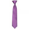 Pre Tied Cadburys Purple Satin Boys Tie Age 4-7