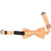 Pre Tied Peach Satin Boys Bow Tie and Pocket Square Set Age 4-7
