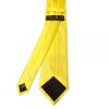 Sunshine Yellow Satin Classic Men's Tie and Pocket Square Set