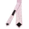 Light Dusty Pink Paisley Boys Skinny Tie and Pocket Square Set