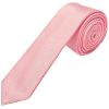Plain Pink Satin Boys Tie and Pocket Square Set