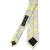 Yellow and Blue Paisley Skinny Men's Tie